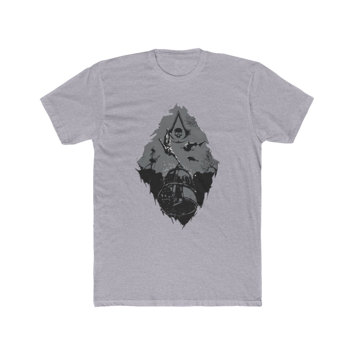 Assassin's Creed Black Flag Resynced Comfort Colors T Shirt - Diving Bell | Assasin's Creed